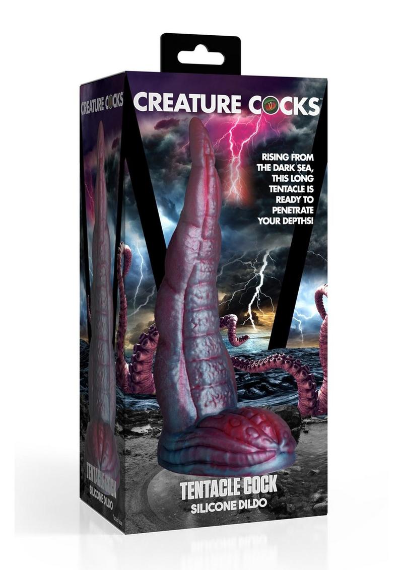 Tentacle Cock Silicone Dildo  Multicolor Tentacle Design