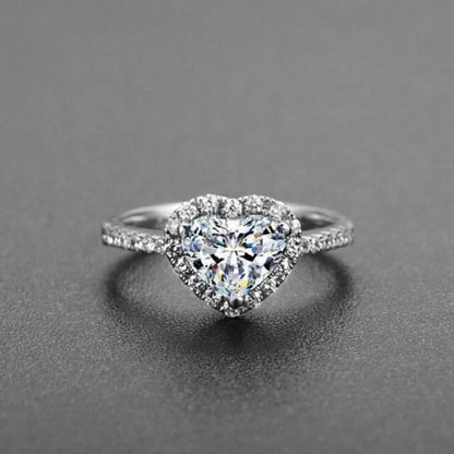 Crystal Decorated Wedding Ring