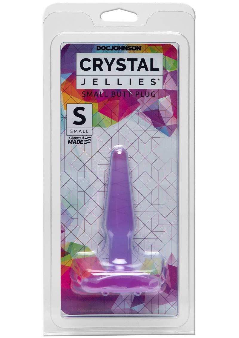 Crystal Jellies Small Purple Butt Plug