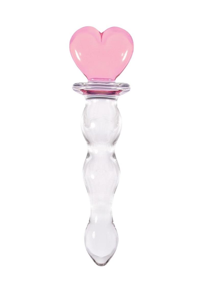 Crystal Premium Glass Heart of Glass - Pink