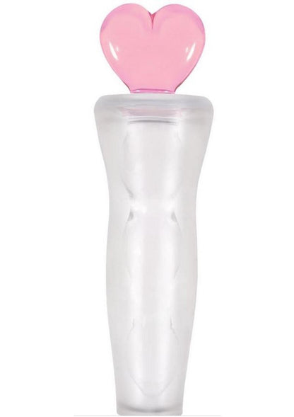 Crystal Premium Glass Heart of Glass - Pink