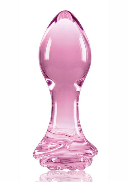 Crystal Premium Glass Rose Probe Elegant Anal Plug