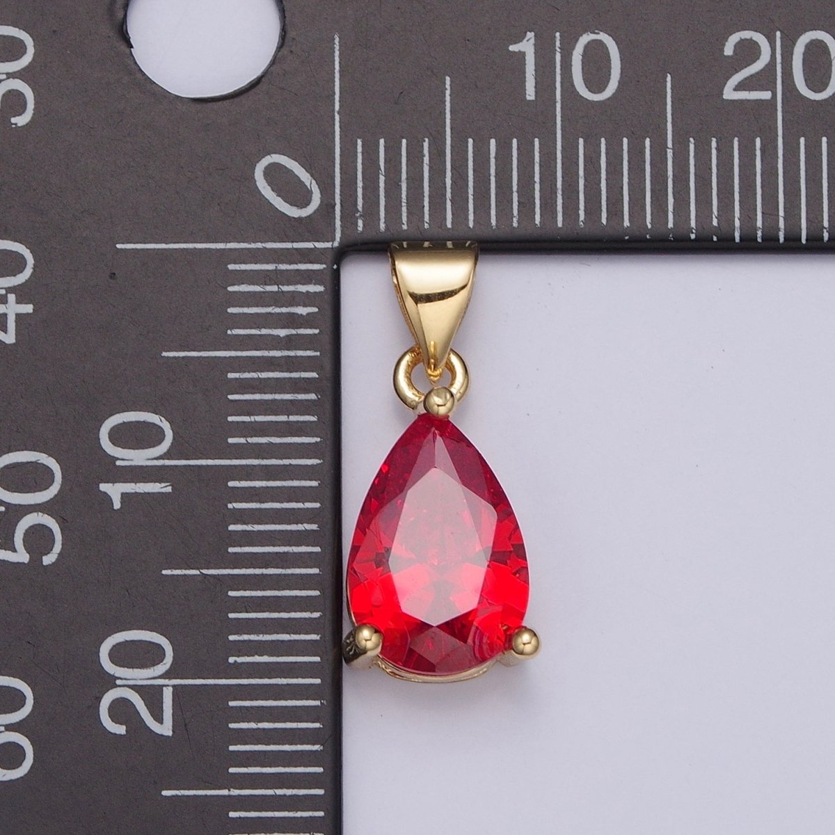 Cubic Zirconia Teardrop Pendant For Jewelry Making I-098 I-124 I-136 I-144 I-146 I-147 I-150