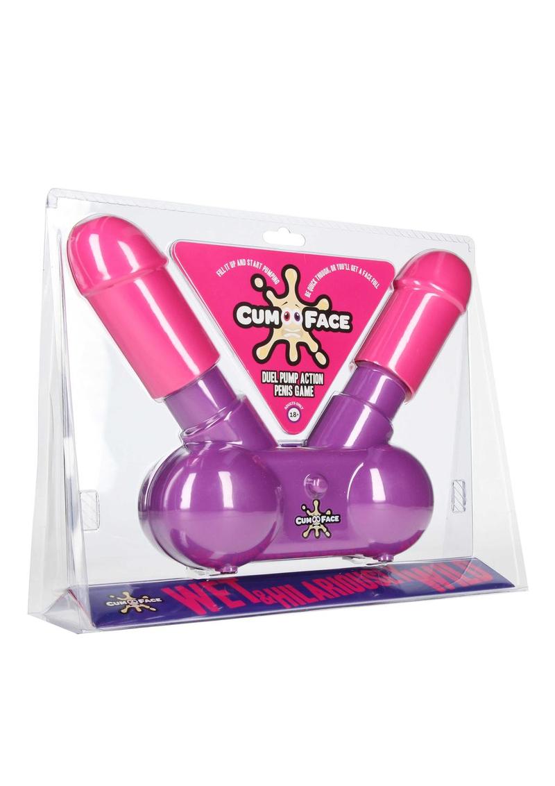 Cum Face Duel Pump Action Penis Game Adult Party Challenge