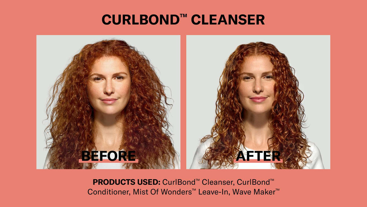 DevaCurl CurlBond Re-Coiling Mild Lather Cleanser for Curly Hair, 32 oz