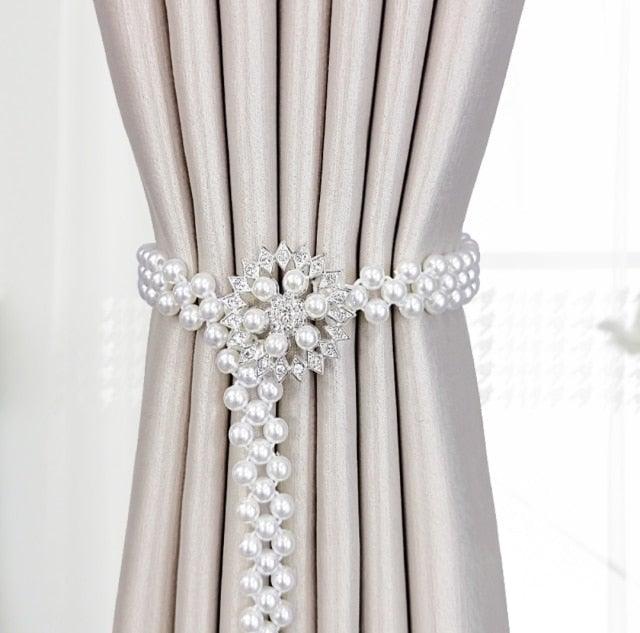 Curtain Tieback High Quality Elastic Holder Hook Buckle Clip Pretty And Fashion Polyester Decorative Home Accessories Modern Simple Style Curtain Tie Backs
