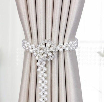 Curtain Tieback High Quality Elastic Holder Hook Buckle Clip Pretty And Fashion Polyester Decorative Home Accessories Modern Simple Style Curtain Tie Backs