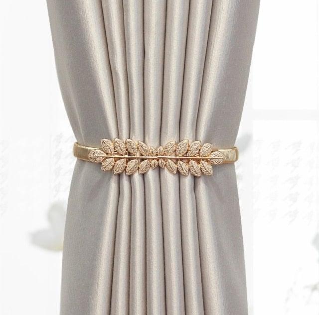 Curtain Tieback High Quality Elastic Holder Hook Buckle Clip Pretty And Fashion Polyester Decorative Home Accessories Modern Simple Style Curtain Tie Backs