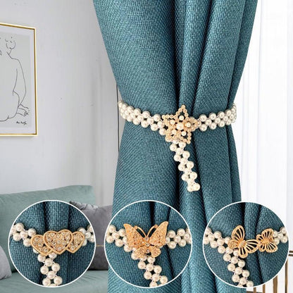 Curtain Tieback High Quality Elastic Holder Hook Buckle Clip Pretty And Fashion Polyester Decorative Home Accessories Modern Simple Style Curtain Tie Backs