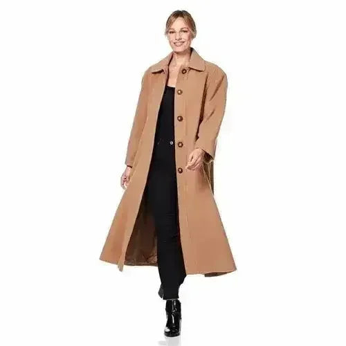 Plus Size Wool Cashmere Coat - Curve Inclusive | Femstylo