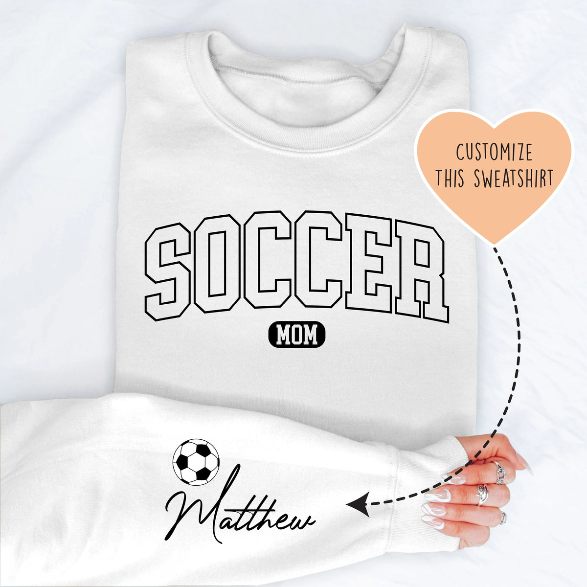 Custom Soccer Mom Sweatshirt