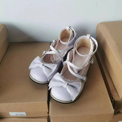 Cute Cross-Strap Flats - Princess Party Shoes