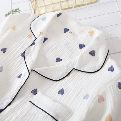 Cute Short Sleeve Home Pajamas