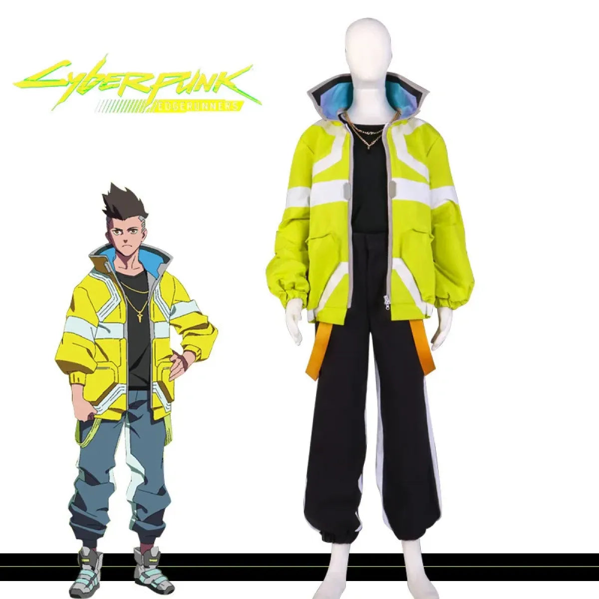 Cyberpunk Edge Walker male lead David themed hoodie hoodie