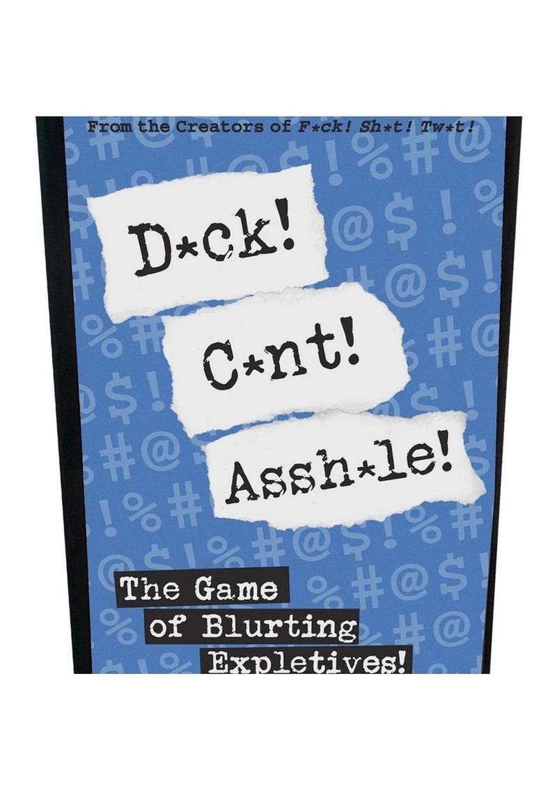 Dck! Cnt! Assh*le! Card Game – Fast &amp; Hilariously Vulgar Fun