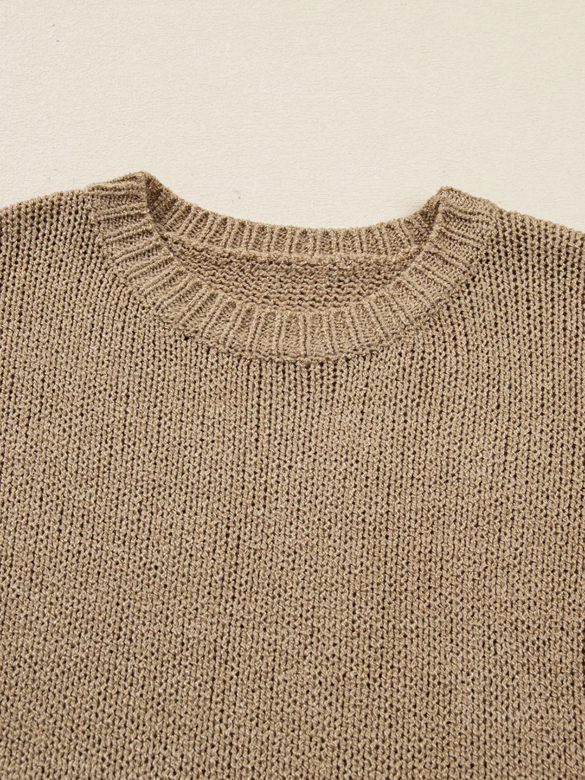 Oversize Drop Shoulder Slouchy Sweater Dress