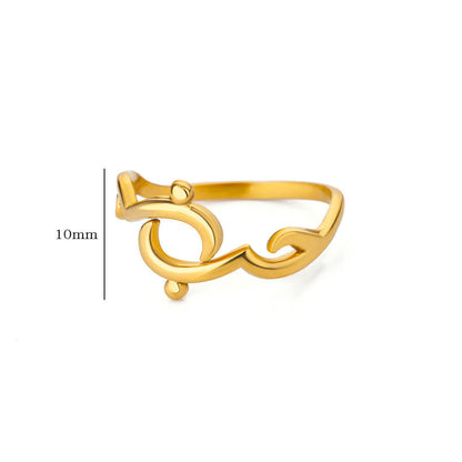 Creative Alien Big Wave Open Ring For Women