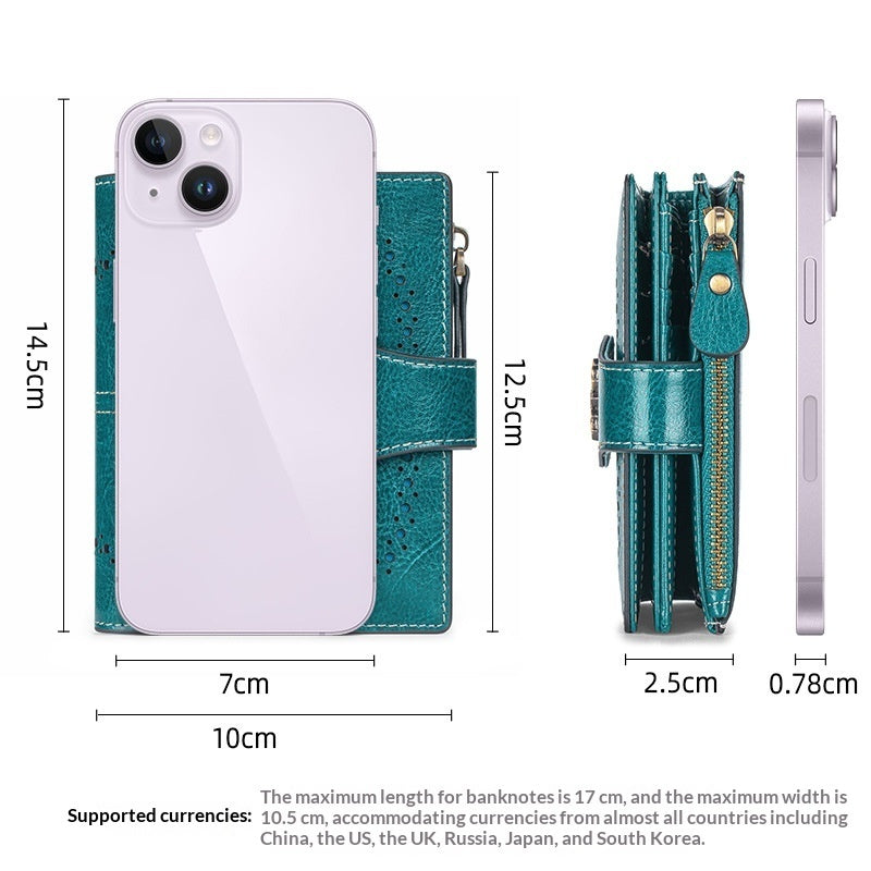 Anti-theft Card Holder Multi-function Women&
