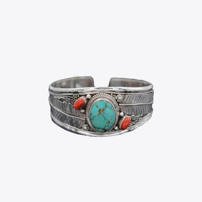 Stylish Turquoise Open Bracelet for Elegant Looks