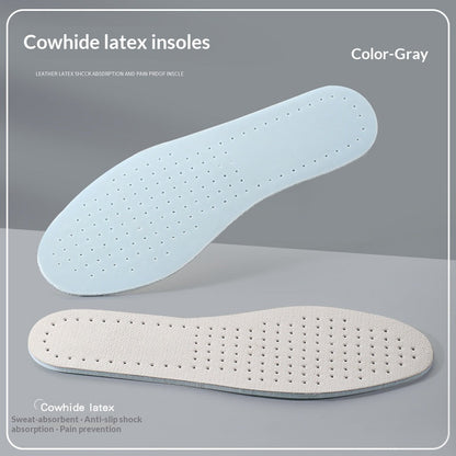 High-elastic Odor-resistant Leather Summer Thin Insoles