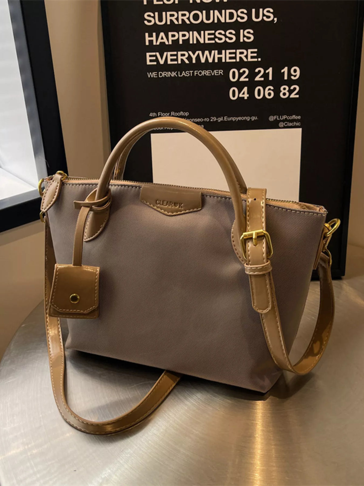 Top Handle Crossbody Bag