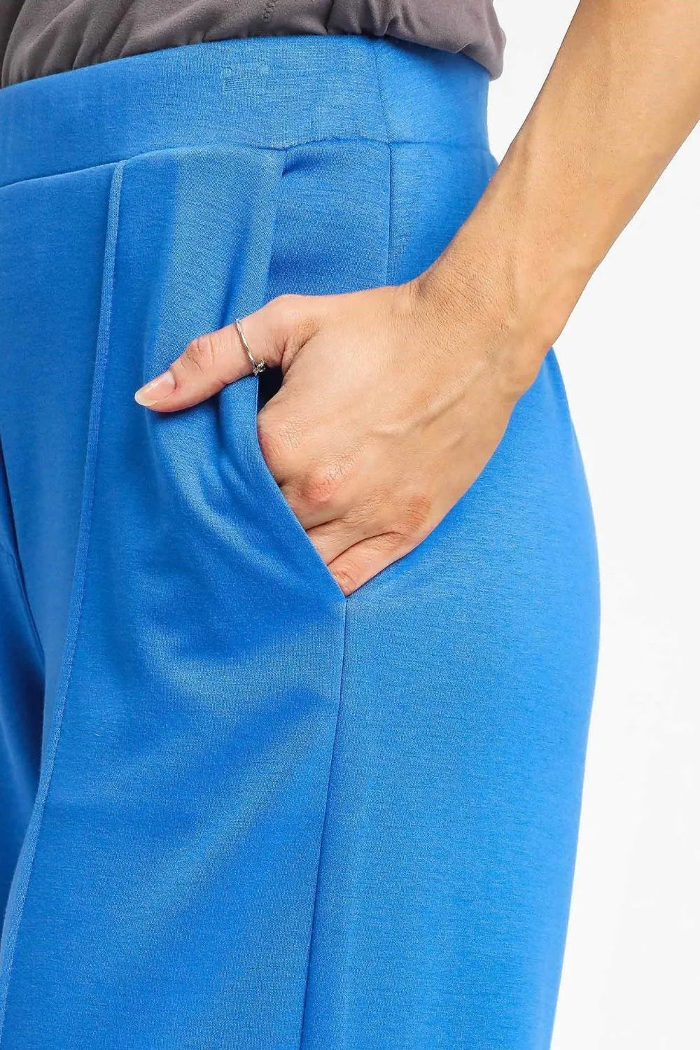 Umgee High Waisted Wide Leg Pants