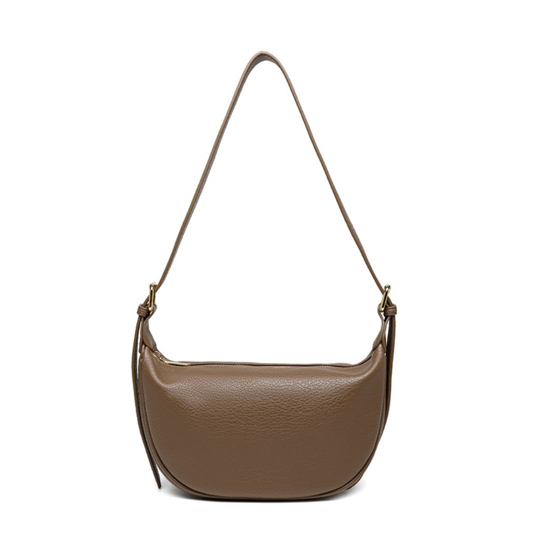 Small shoulder bag, female spring design hobo bag, fashionable versatile shoulder bag