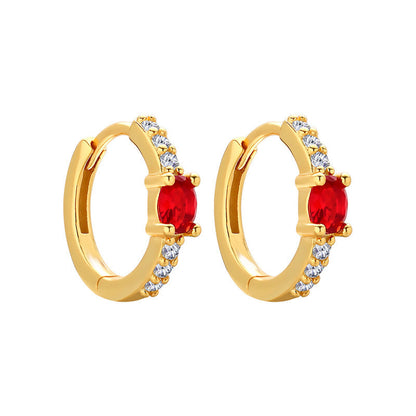 Zircon-Inlaid Earrings For Women