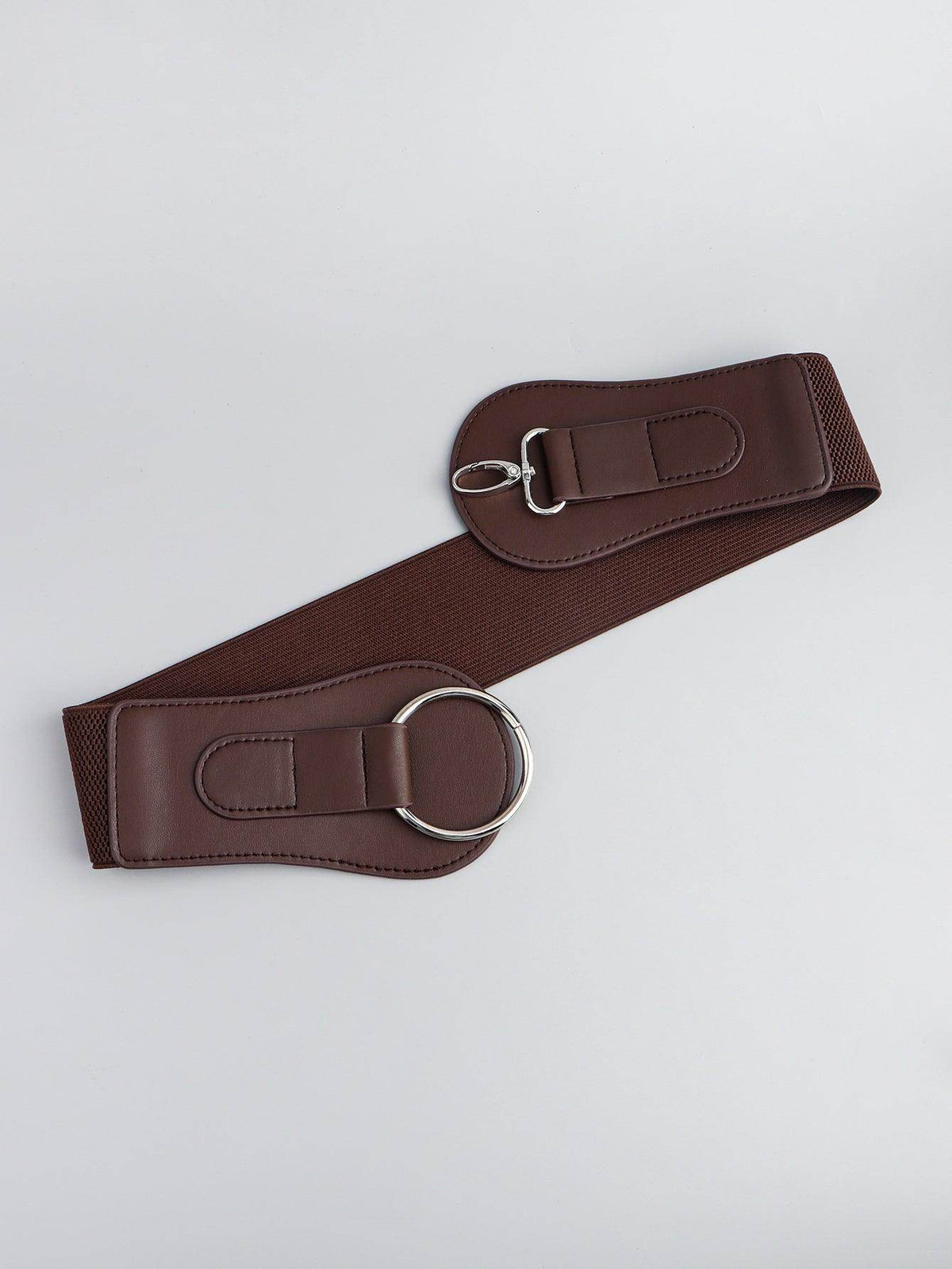 PU Elastic Wide Belt for Comfortable Fashion Fit