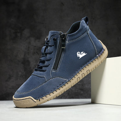 Hand-stitched Womens Shoes Soft Sole Flat Casual