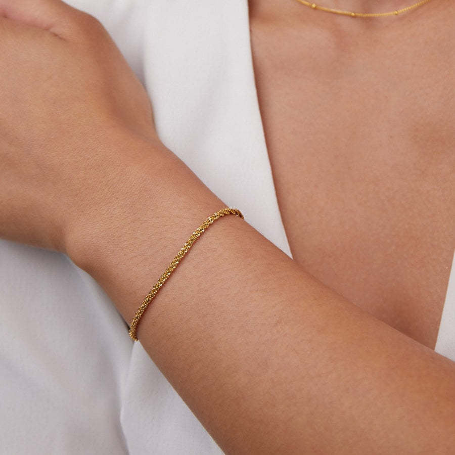 Summer New Gold Sparkling Bracelet Women