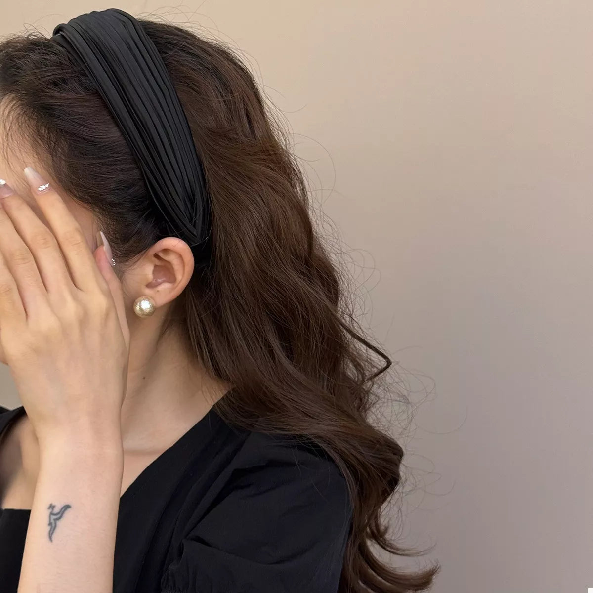 Pleated Wide Hair Headband