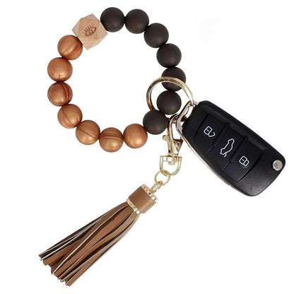 PU Tassel Keychain Women&