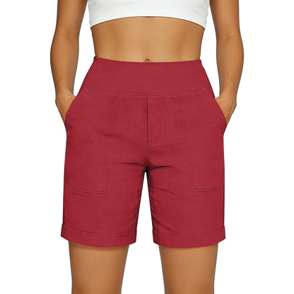Womens Loose-fitting Breathable Straight-leg Lounge Pants