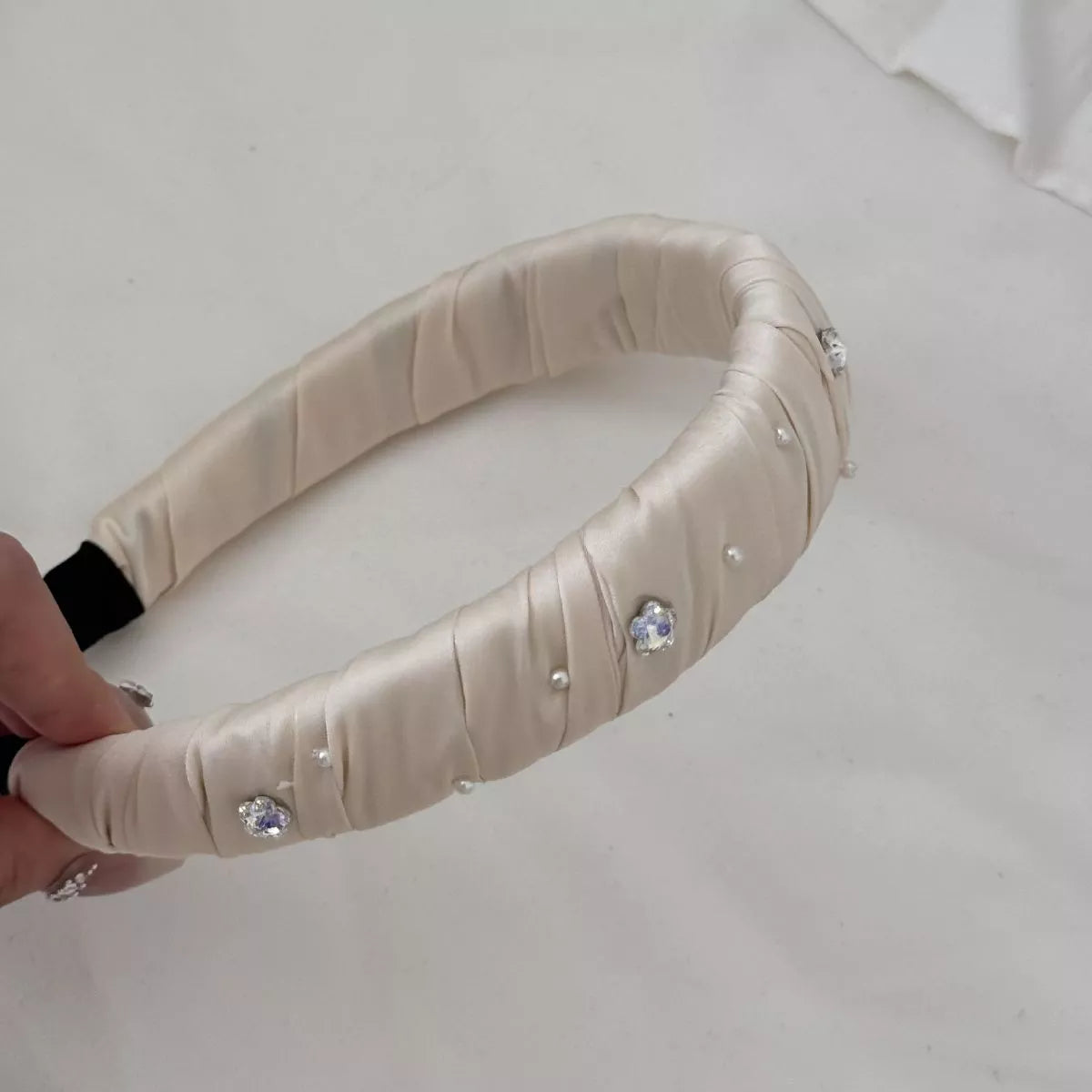 Rhinestone Wide Padded Headband