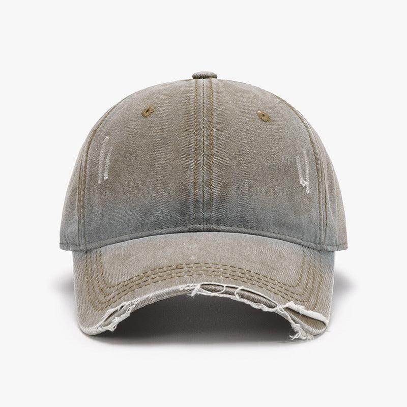 Distressed Washed Adjustable Baseball Cap for All Seasons
