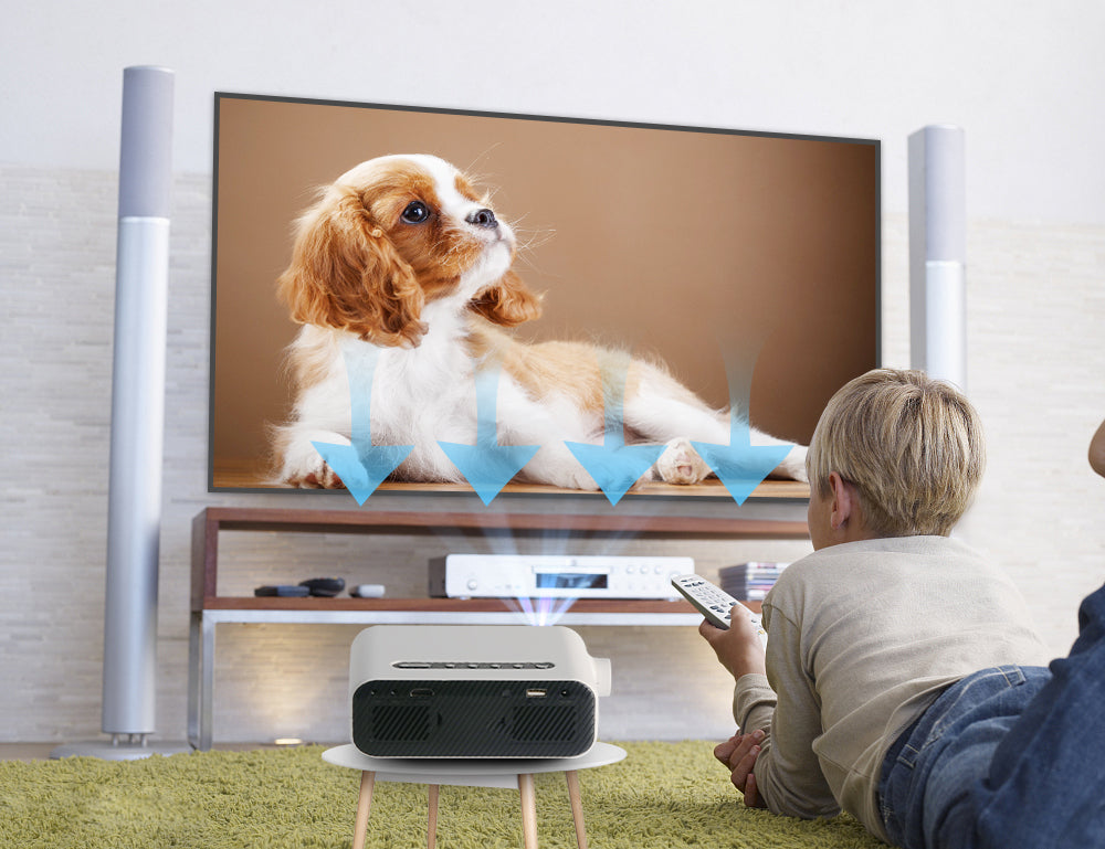 HD Mini Home Projector Led Home Theater Children&