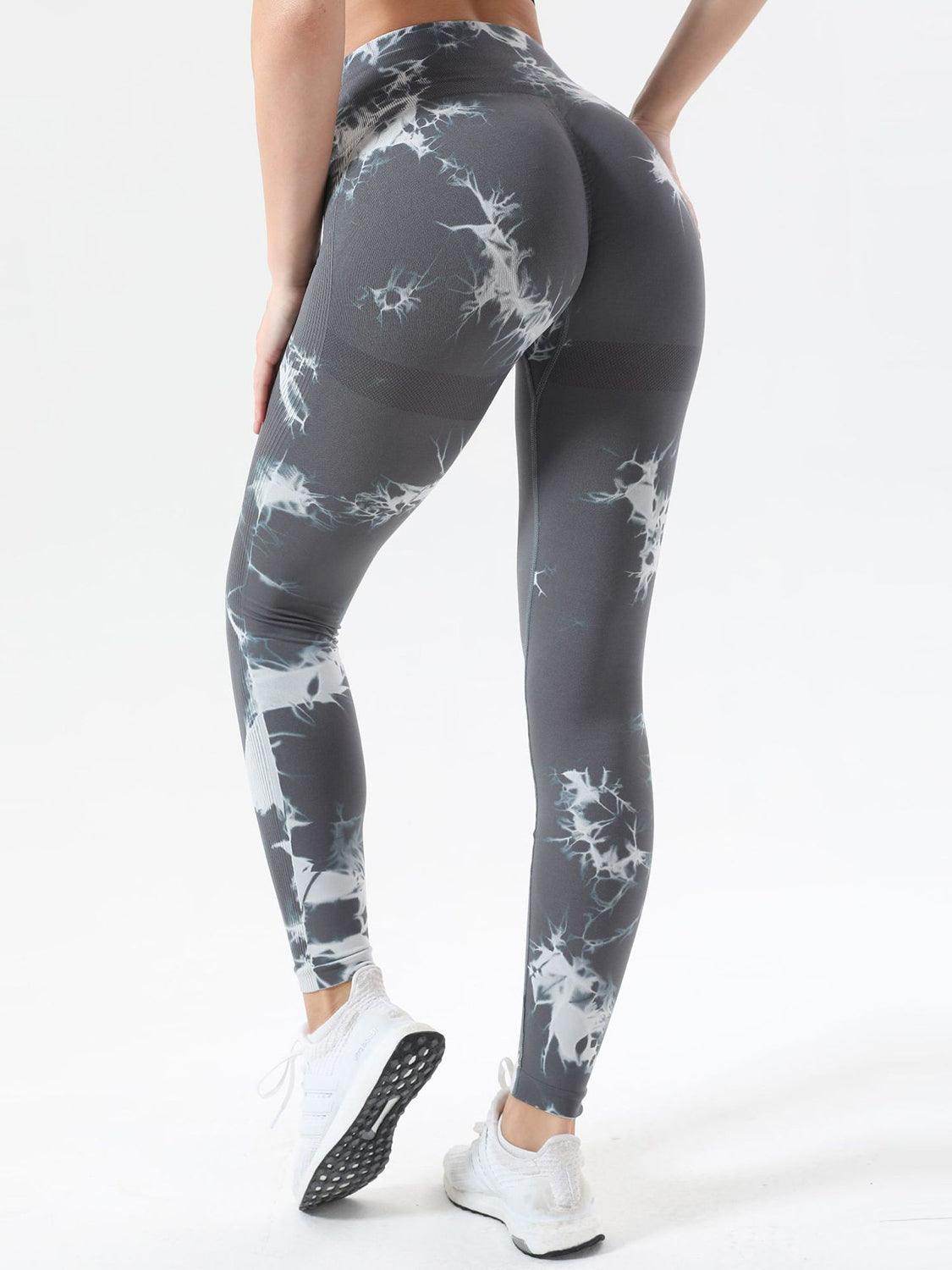 Tie-Dye High Waist Active Leggings for Comfort and Style