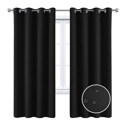 Full Blackout Hot Sale Curtain With Black Lining On The Back