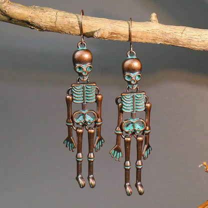 Skeleton Alloy Earrings for Stylish and Unique Looks
