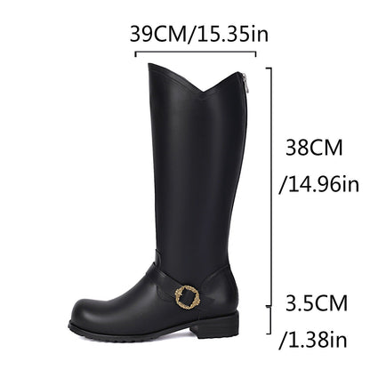 Retro Stage-performance Mens Leather Boots