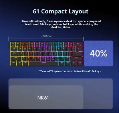 Ajazz NK61 Mechanical Keyboard