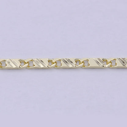Dainty 14K Gold Filled Scroll Chain for Woman Necklace 17 inch | WA-801 Clearance Pricing