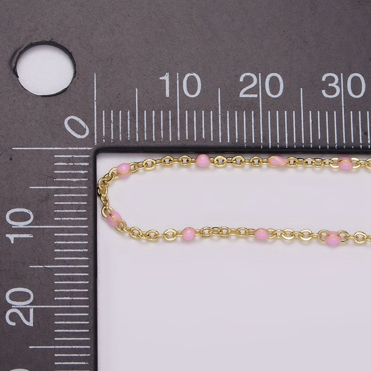 Dainty 16k Gold Filled Satellite Enamel Chain By the Yard Wholesale Unfinished Chain by Yard for Bracelet Necklace Minimalist Jewelry | ROLL-1391 ROLL-1392 ROLL-1393 ROLL-1408