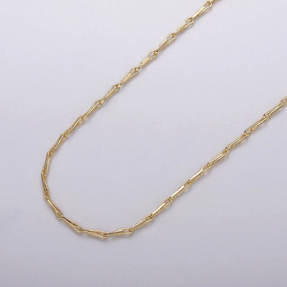 Dainty 24K Gold Filled 1.5mm Barleycorn Unfinished Chain by Yard in Gold &amp; Silver | ROLL-1060, ROLL-1088 Clearance Pricing