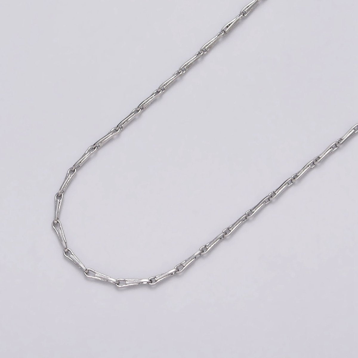 Dainty 24K Gold Filled 1.5mm Barleycorn Unfinished Chain by Yard in Gold &amp; Silver | ROLL-1060, ROLL-1088 Clearance Pricing