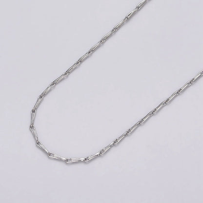 Dainty 24K Gold Filled 1.5mm Barleycorn Unfinished Chain by Yard in Gold &amp; Silver | ROLL-1060, ROLL-1088 Clearance Pricing