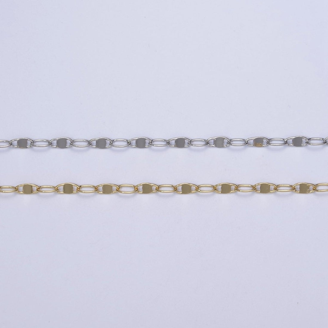 Dainty 24K Gold Filled Scroll Chain with 3mm Width in Gold &amp; Silver, Unfinished Chain For Jewelry Making | ROLL-660 ROLL-661 Clearance Pricing