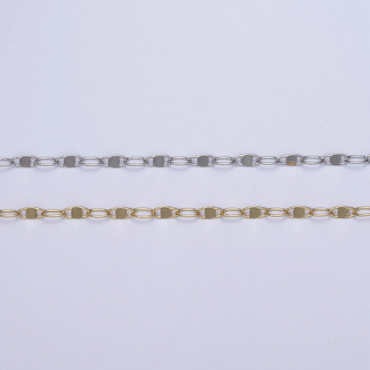 Dainty 24K Gold Filled Scroll Chain with 3mm Width in Gold &amp; Silver, Unfinished Chain For Jewelry Making | ROLL-660 ROLL-661 Clearance Pricing