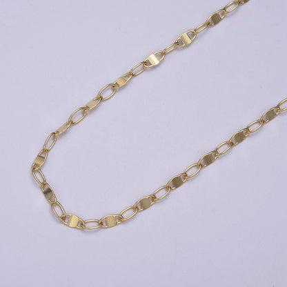 Dainty 24K Gold Filled Scroll Chain with 3mm Width in Gold &amp; Silver, Unfinished Chain For Jewelry Making | ROLL-660 ROLL-661 Clearance Pricing